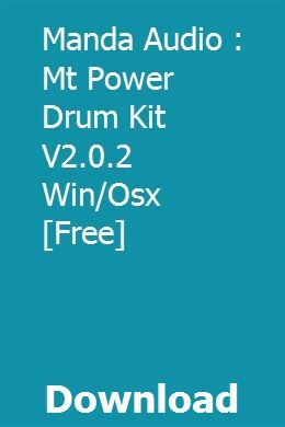 mt power drum kit crack