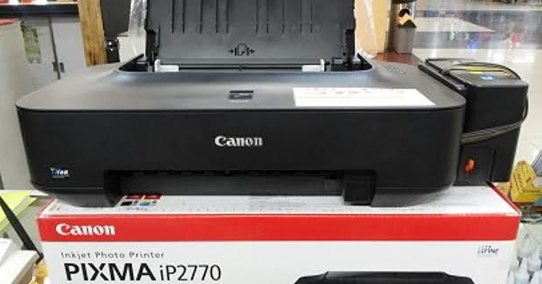cara instal printer canon ip2770 tanpa cd